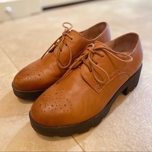Stylish Brown Leather Oxford
